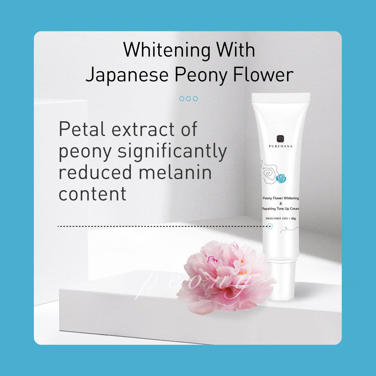 PURE HANA Peony Blossom Whitening & Repairing Cream